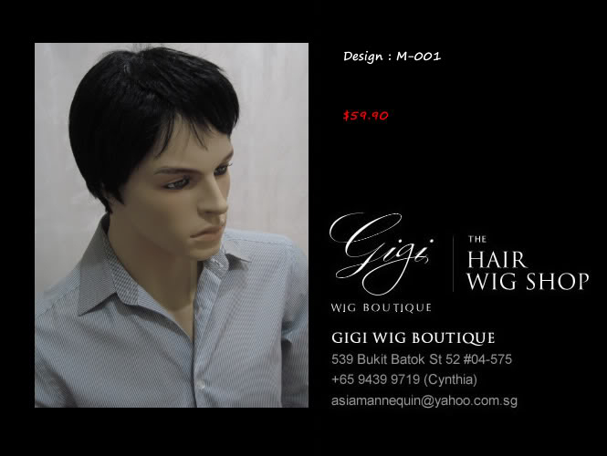 man hair wig