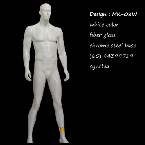 Mannequin Male White Color MK-08W