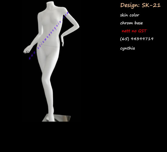 Mannequin Female White Color HeadlessMH-06