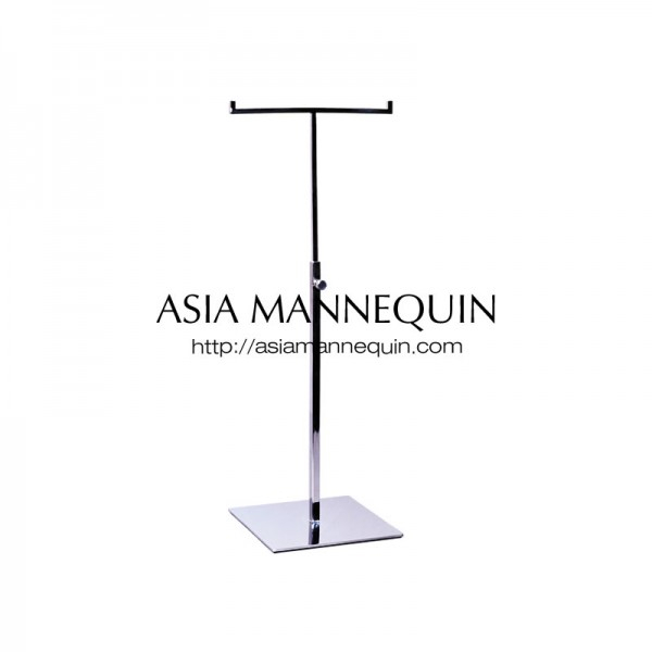 bag display stand silver chrome