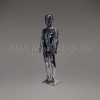 MCCH001 Chrome Silver Kid & Children Mannequin