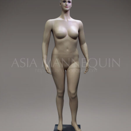 MFSF008 Fiberglass Skin Plus-Sized Female Mannequin