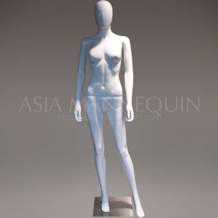 MFWF001 Fiberglass Glossy White Female Mannequin