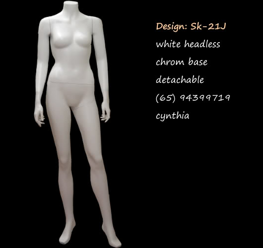 Mannequin Female White Color HeadlessMH-06