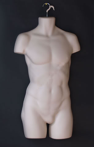 Foam Mannequin male black / white color