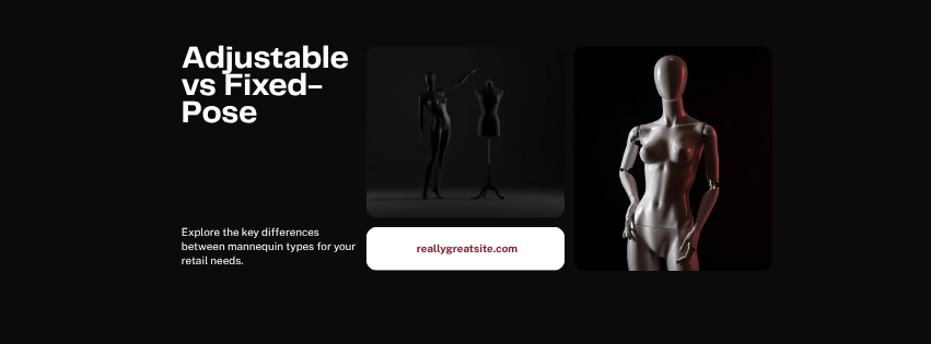 Adjustable vs Fixed-Pose Mannequins: What’s the Difference