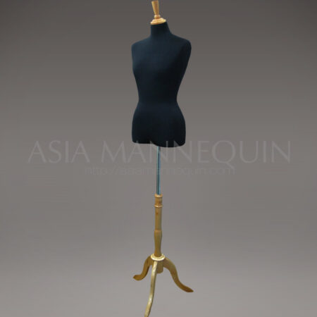 TWF001 Wooden Base Female Torso Mannequin