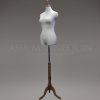 TWF003 Wooden Base Female Torso Mannequin