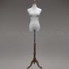 TWF003 Wooden Base Female Torso Mannequin - Image 2